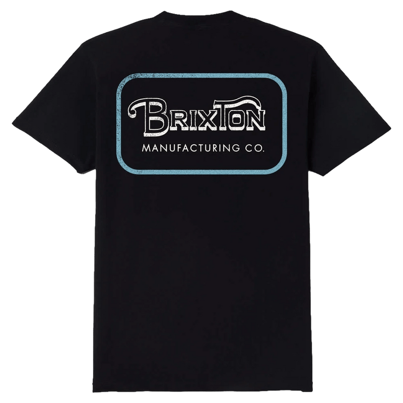 Back view of Grade Tee in colour Black/Off White/Retro Blue.