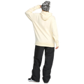 Rear on body image of the Riding Hydro Pullover - Womens in Bone