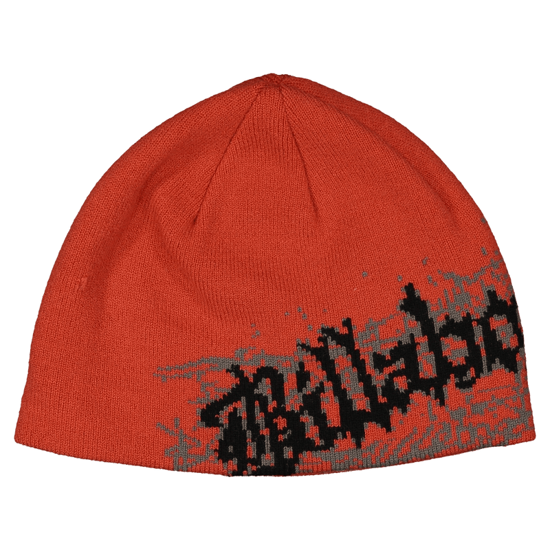 Front view of the Billabong Immortal Arch Beanie in Core Red
