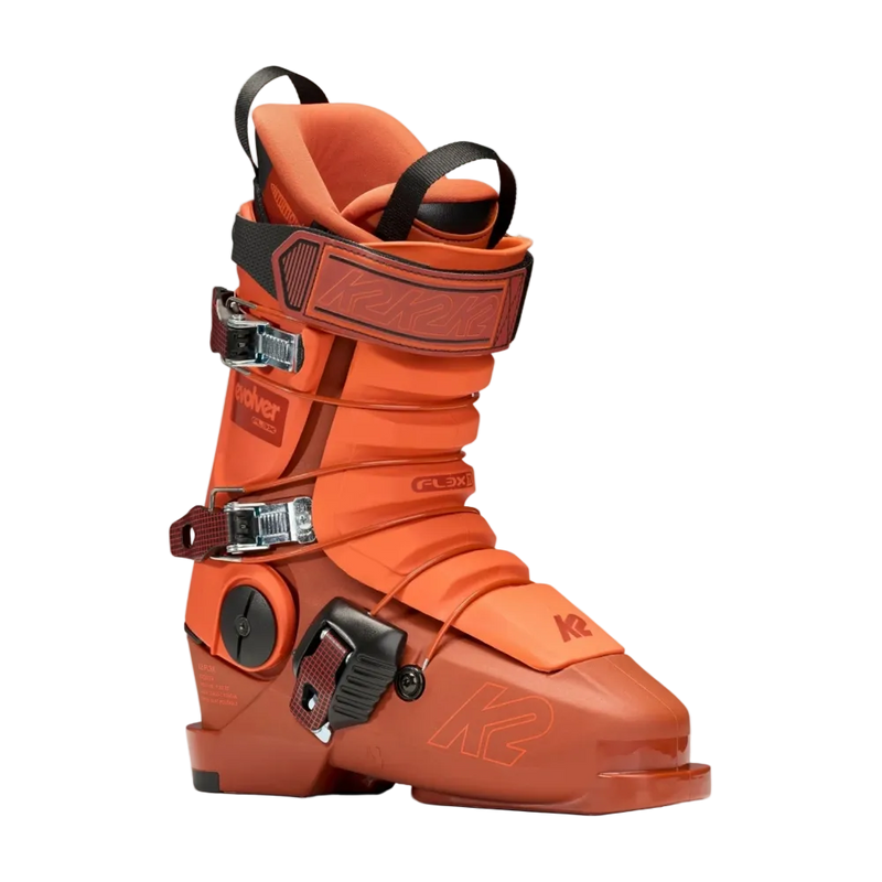 Main view of the K2 Evolver Ski Boots in Orange colourway, kids's model