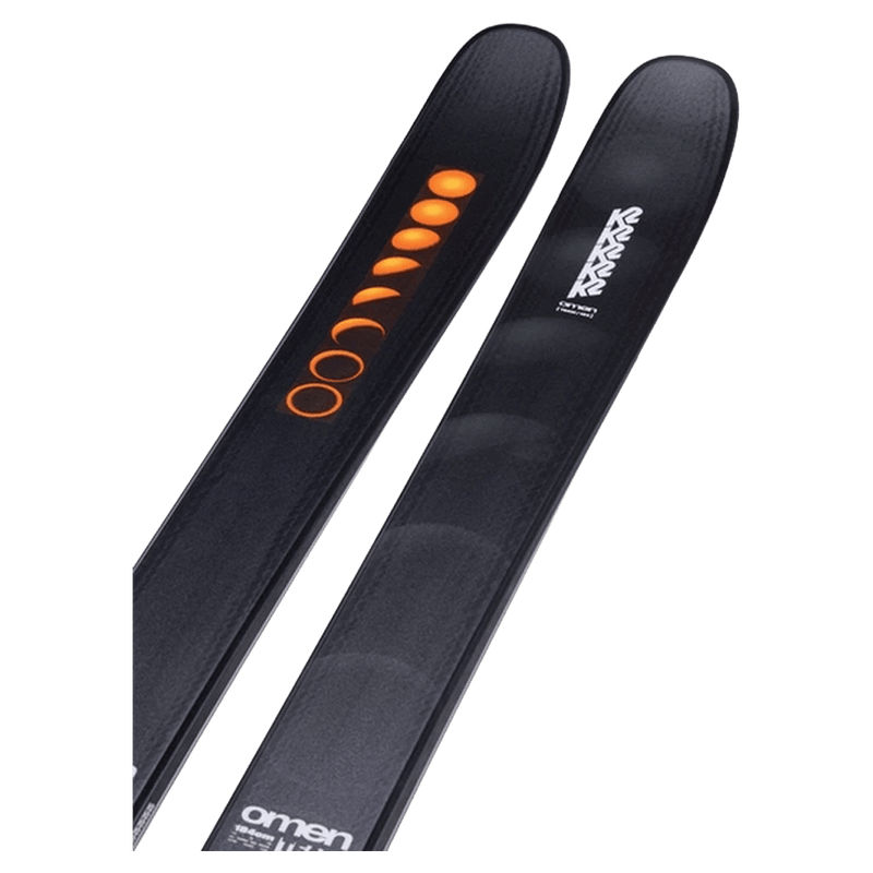 Tip view of K2 2027 Omen Team Ski