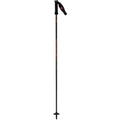 Kerma Vector Hybrid 12 Ski Poles with black shaft, basket, handle and strap. Red writing and logo
