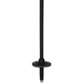 Kerma Vector Hybrid 12 Ski Poles showing black alpine ski basket upclose