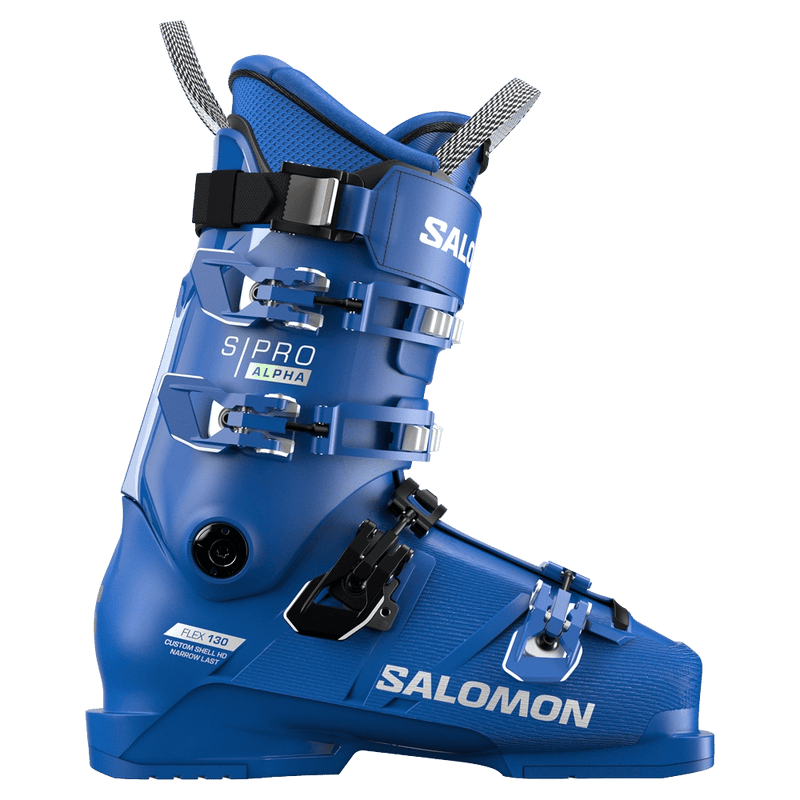 Side view of Salomon S/Pro Alpha 130 Ski Boots