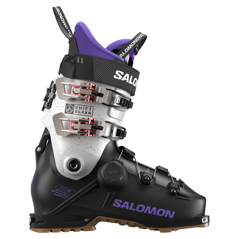 Side view of Salomon Shift Alpha BOA 95 Ski Boots - Womens