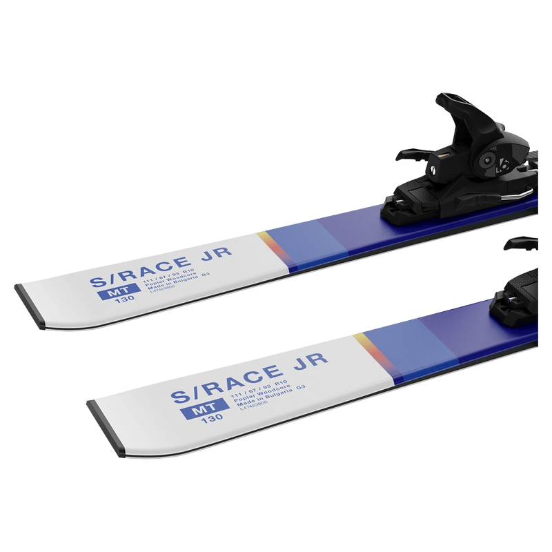 Tail view of Salomon 2027 S/RACE MT JR Ski w/ Bindings - Kids