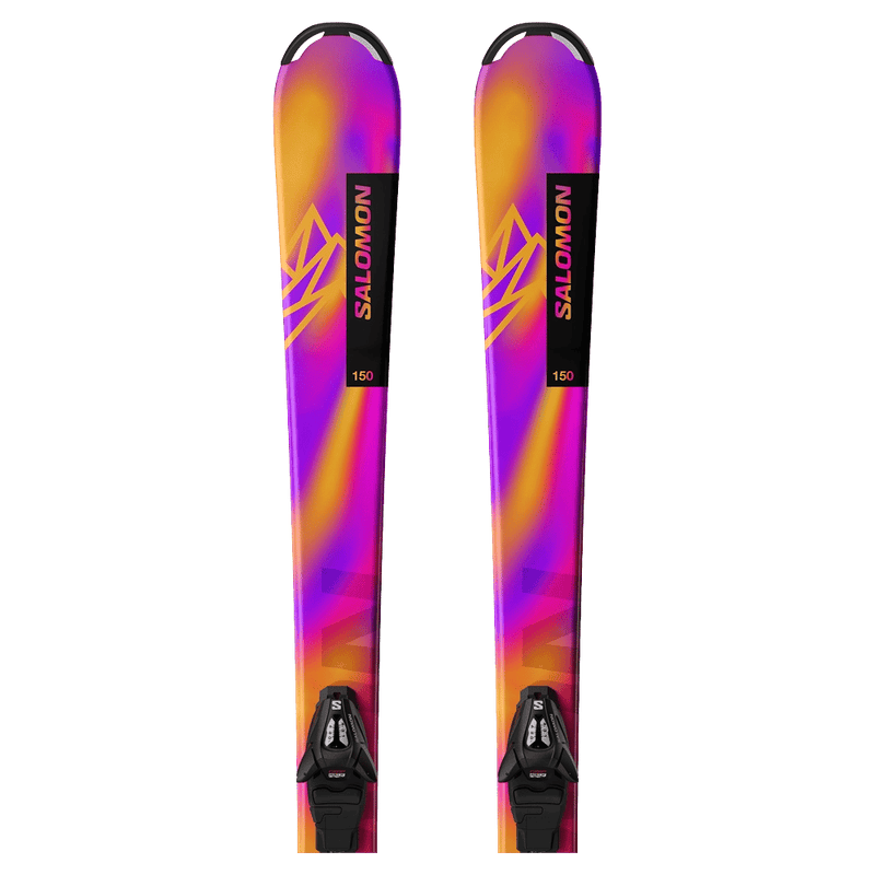 Top tip view of Salomon 2027 LUX Jr Ski - Kids