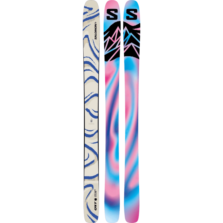 Main view of the SALOMON QST 106 Almond Milk Skis,  26/27 Unisex's model