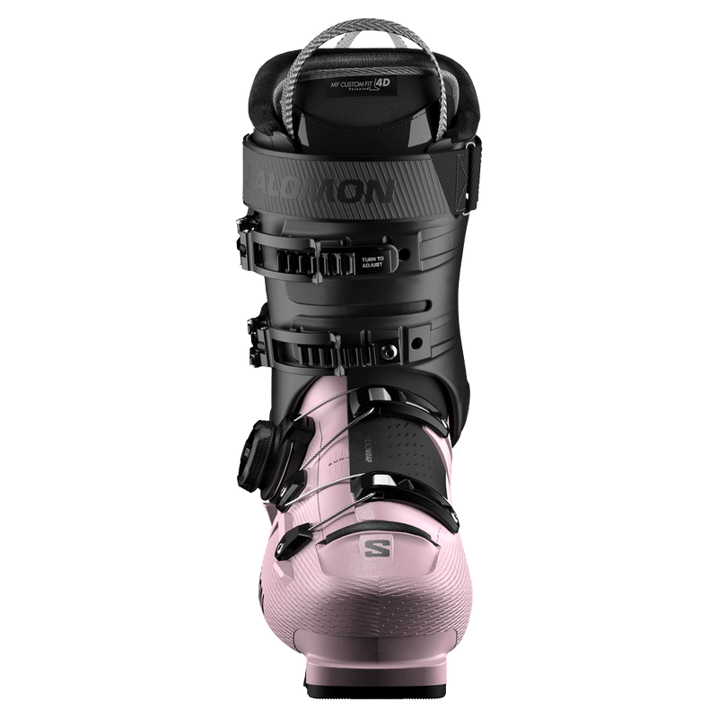 Front rose shadow view of Salomon S/Pro Supra BOA 95 Ski Boots - Womens