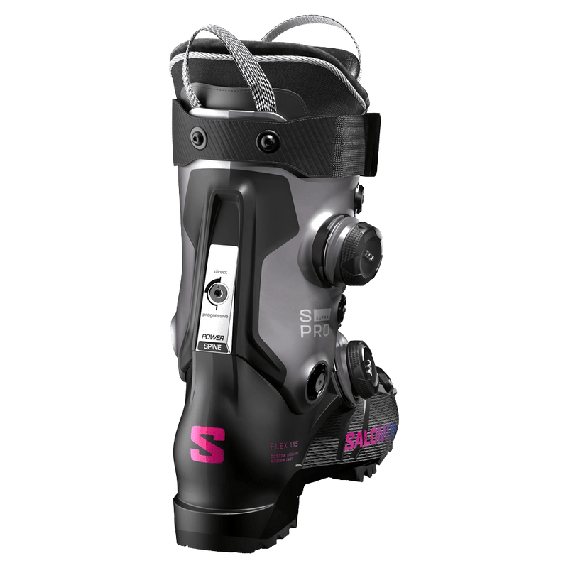 Rear view of Salomon S/Pro Supra Dual Boa 115 Ski Boots - Womens