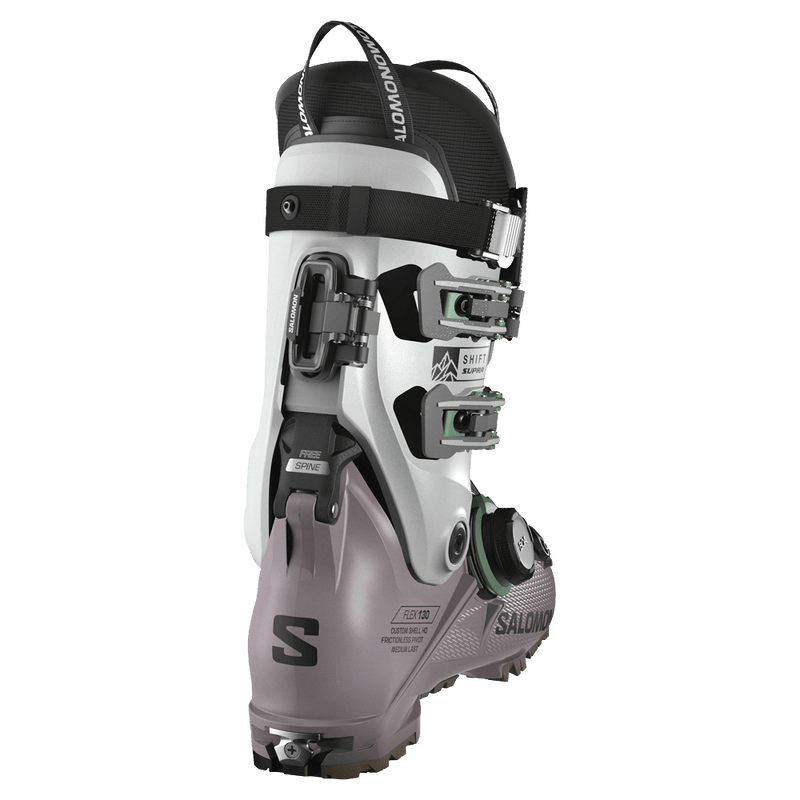 Rear view of Salomon Shift Supra S BOA 130 Ski Boots