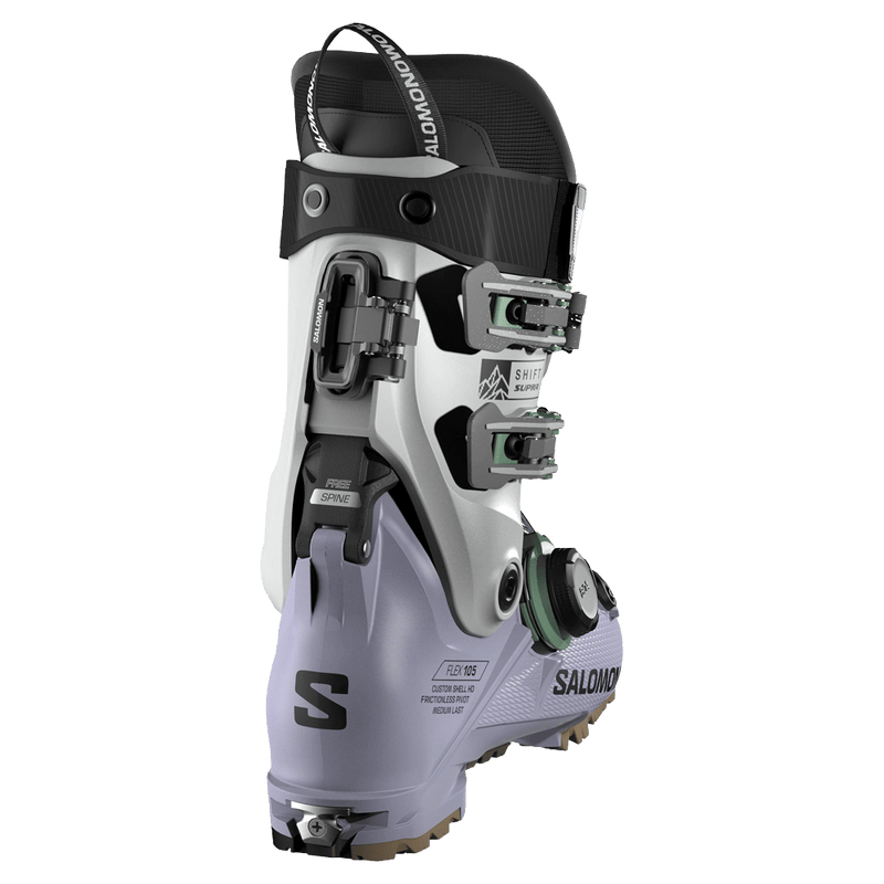 Rear view of Salomon Shift Supra S BOA 105 Gw Ski Boots - Womens