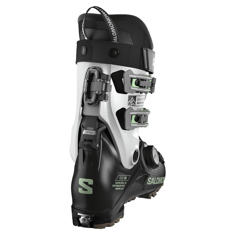 Rear view of Salomon Shift Supra BOA 95 Ski Boots - Womens