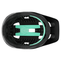 Inside view of the Lazer Lupo Helmet in Black colourway, unisex model