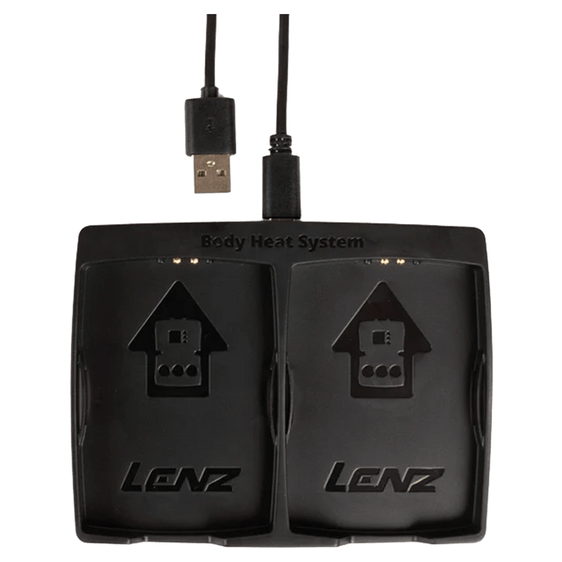Charger view of the Lenz RCB 2000 Battery Pack in Bluetooth colourway, unisex model