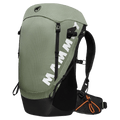 Main view of the Mammut Ducan 24 Backpack in Jade Black colourway, women model