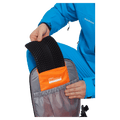Back protection view of the Mammut Nirvana 22L Backpack in black colourway, unisex model