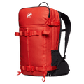 Main view of the Mammut Nirvana 22L Backpack in mammut red-black colourway, unisex model