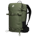 Main view of the Mammut Nirvana 22L Backpack in marsh-black colourway, unisex model