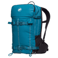 Main view of the Mammut Nirvana 22L Backpack in sapphire-black colourway, unisex model