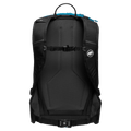 Back view of the Mammut Nirvana 22L Backpack in sapphire-black colourway, unisex model