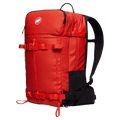 Main view of the Mammut Nirvana 28 Backpack in mammut red-black colourway, unisex model