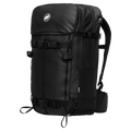 Main view of the Mammut Nirvana 35L Backpack in Black colourway, unisex model