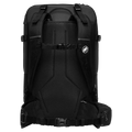 Back view of the Mammut Nirvana 35L Backpack in Black colourway, unisex model