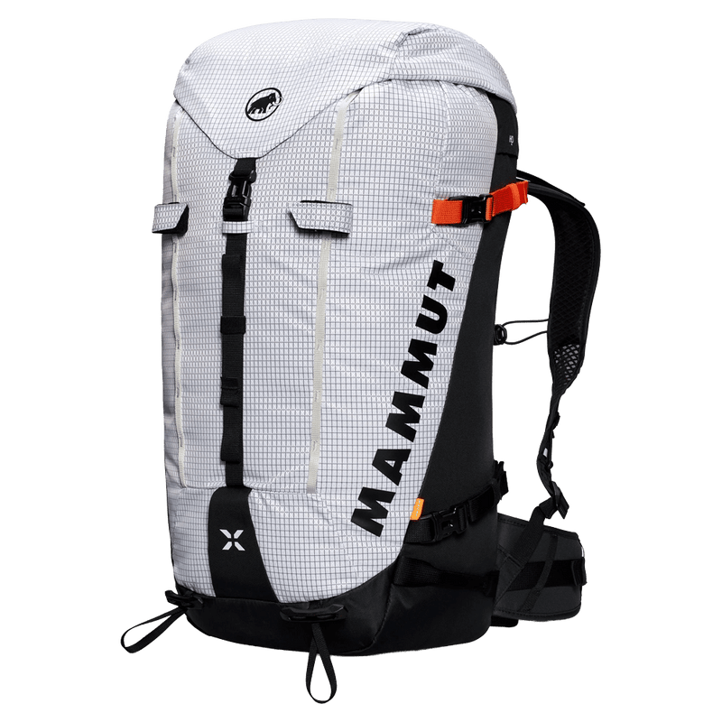 Main view of the Mammut Trion 38L Backpack in Black White colourway, women model