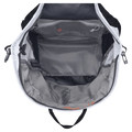 Pocket view of the Mammut Trion 38L Backpack in Black White colourway, women model