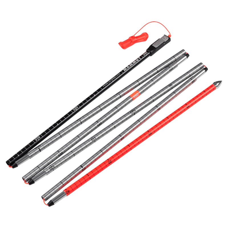 Main view of the Mamut 240 Speed Lock Probe in orange colourway, unisex's model