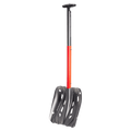 Main view of the Mamut Alugator Pro Light Shovel in Neon Orange colourway, unisex's model