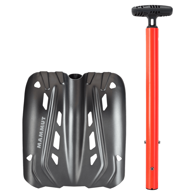 Alternative view of the Mamut Alugator Pro Light Shovel in Neon Orange colourway, unisex's model