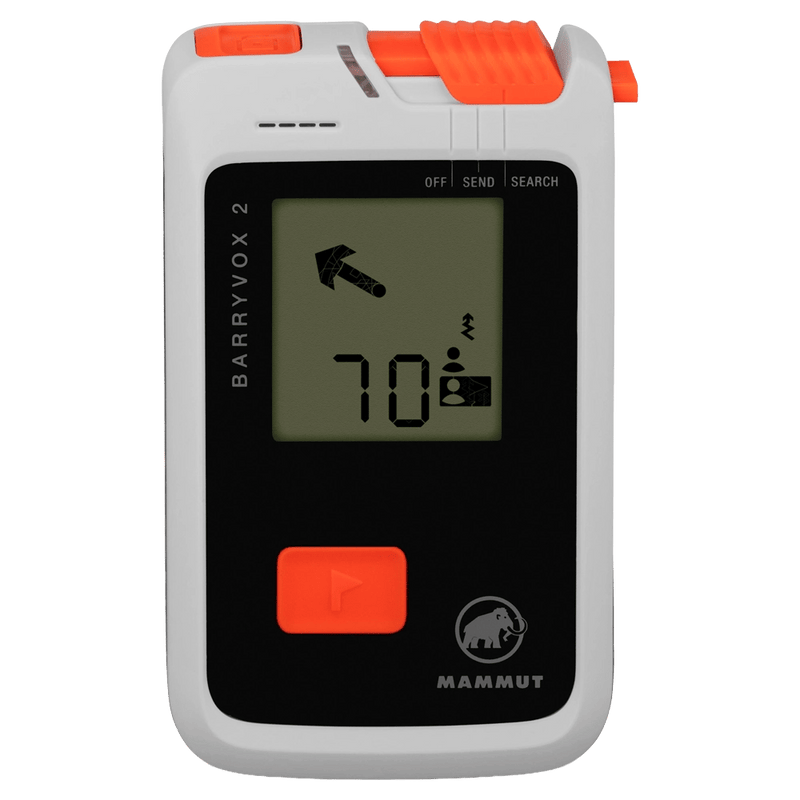 Main view of the Mamut Barryvox 2 Avalanche Beacon in white colourway, unisex's model