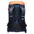 Back view of the Mamut Trion 38L Backpack in Arumita and Marine colourway, unisex's model