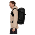 Side view of the Mamut Trion 38L Backpack in Black colourway, unisex's model