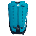 Front view of the Mamut Trion Nordwand 28L Backpack in Sky and Night colourway, women's model
