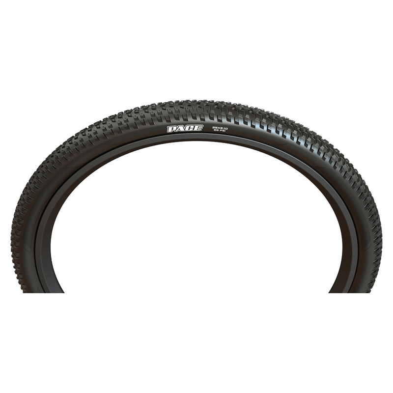Alternative view of the Maxxis Pace G2 Bike Tyre in Black colourway, Wire 60TPI model