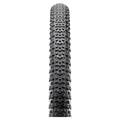 Front view of the Maxxis Rambler Bike Tyre in Black colourway, Dual Compound model