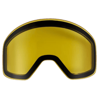 Spare lens view of the Modest Mage Goggles in Black, Dark smoke lens, unisex model
