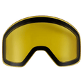 Spare lens view of the Modest Mage Goggles in Black, Dark smoke lens, unisex model