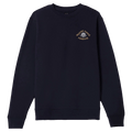Front view of Brixton Morado Crew in colour Navy.