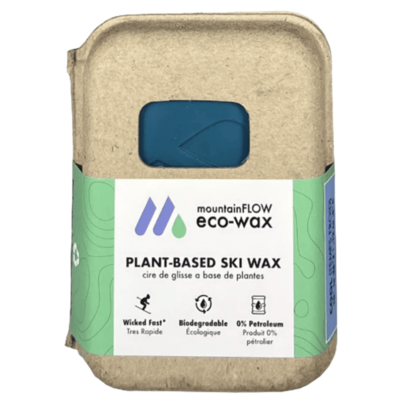 Image of a blue block wax in recyclable carboard case