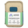 Image of a blue block wax in recyclable carboard case