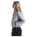 Woman wearing The North Face Hydrenalite Down Jacket in Blue Flax