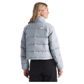 Woman wearing The North Face Hydrenalite Down Jacket in Blue Flax