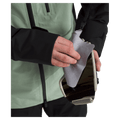 Woman wearing The North Face Summit Eastwall GTX Ski Jacket for Women in Slate Moss - TNF Black