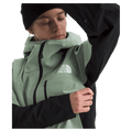 Woman wearing The North Face Summit Eastwall GTX Ski Jacket for Women in Slate Moss - TNF Black