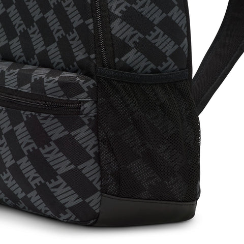 Side image of the drink pouch on the Brasilia JDI Backpack in Black-Iron Grey-White