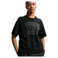 Main view of the Nike Classic Tee in Black colourway, women model